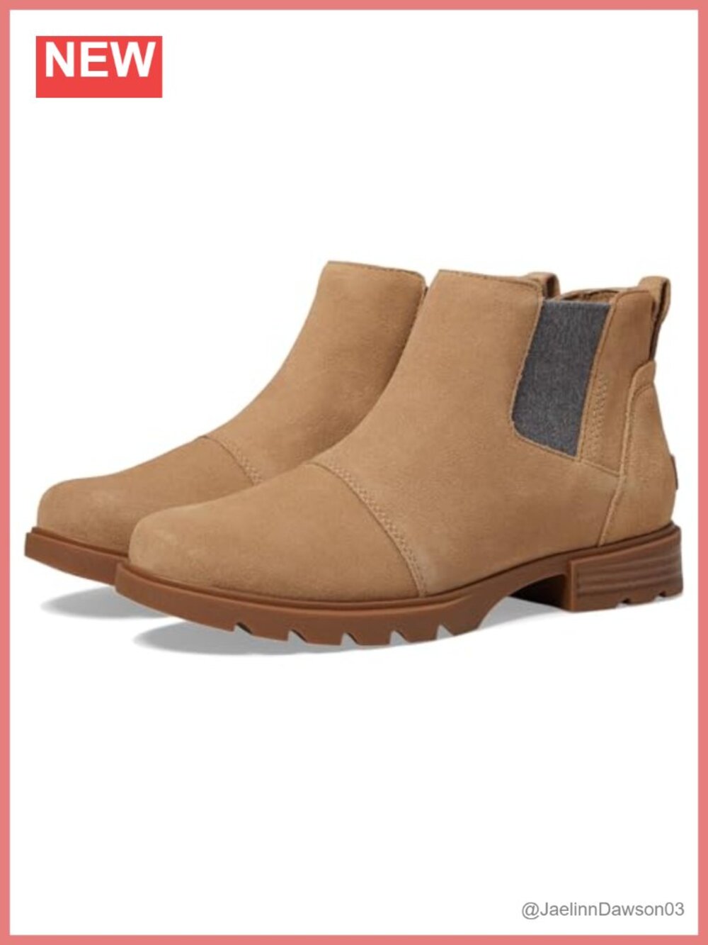 Women's Waterproof Chelsea Boot Leather Suede Ankle Fashion Boot